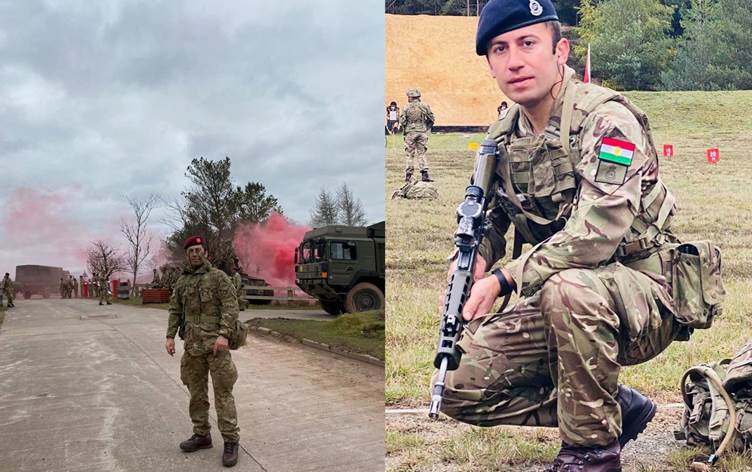 Kürt subay bakalorya derecesi ile Ingiltere Askeri Akademisi’nden mezun oldu!