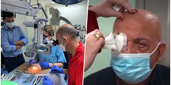 Yapay Kornea nakli yapilan kisi 10 yil sonra görmeye basladi