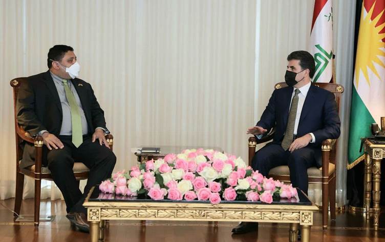 Neçirvan Barzani, ABD’nin Suriye Temsilcisi’ni kabul etti!