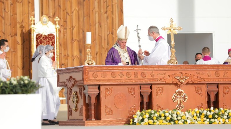 Hewlêr | Papa merasîma olî ya bi besdariya 10 hezar kesan birêve bir