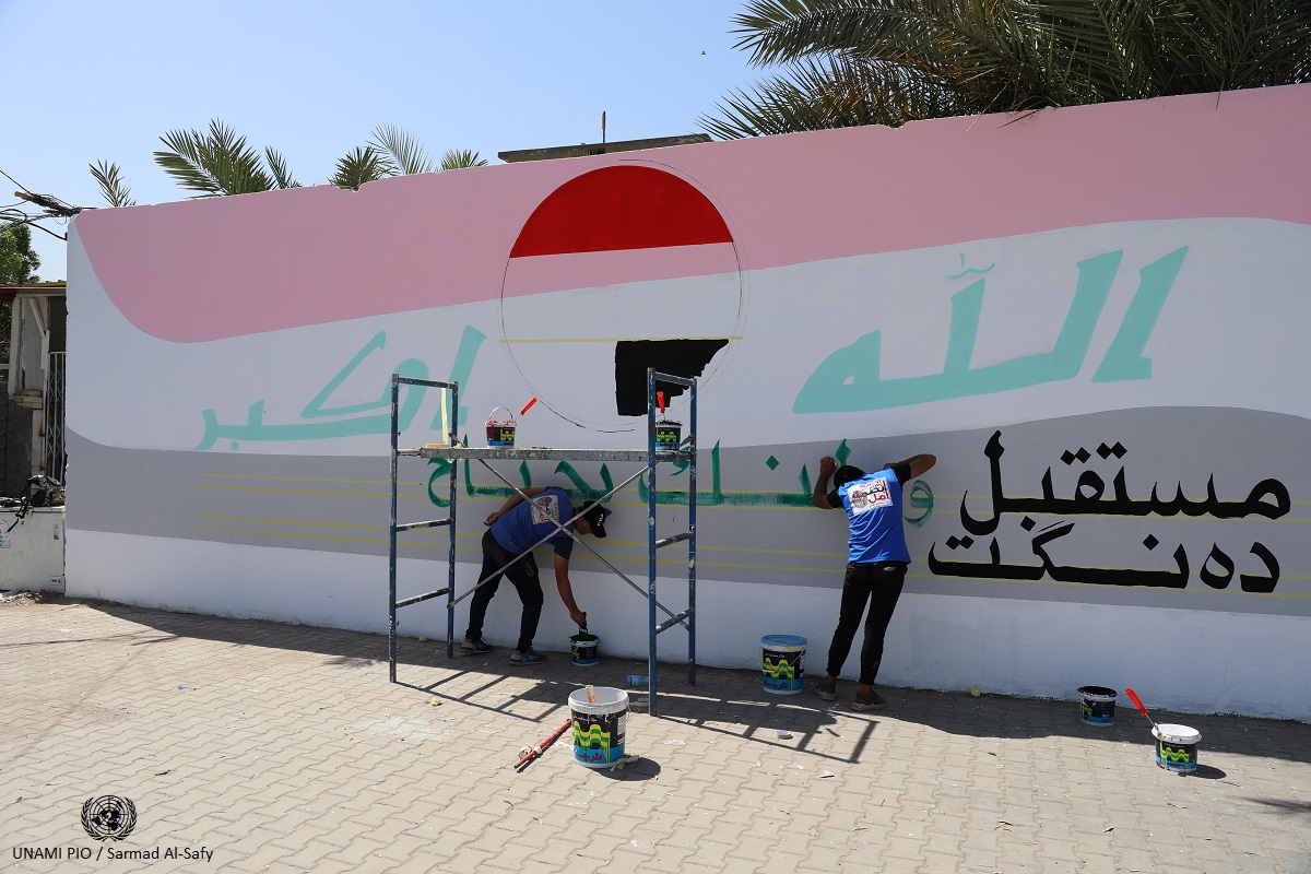 BM’den Irak’taki seçimlere Kürtçe ve Arapça destek slogani!