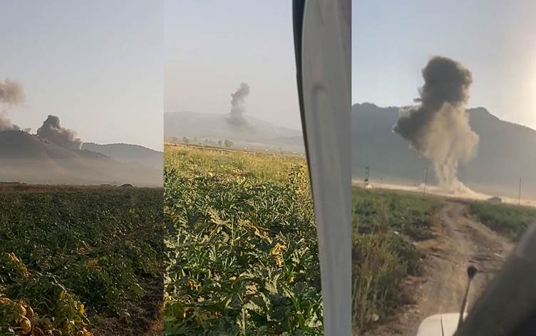 Süleymaniye kirsalina bombardiman!