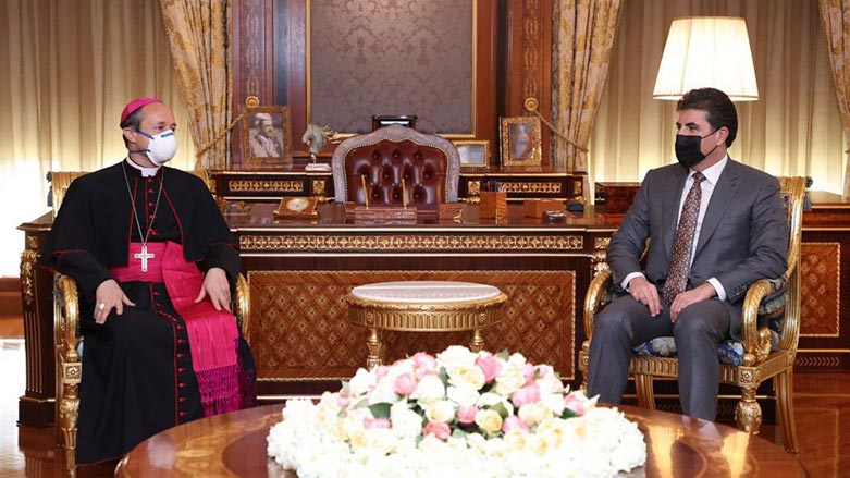 Vatikan Büyükelçisi'nden Kürdistan Bölgesi’ne övgü ve tesekkür