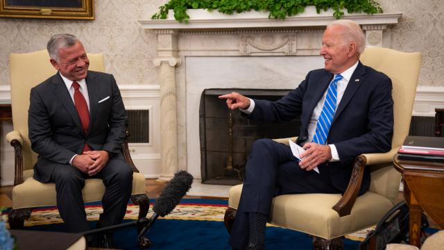 Biden, Ürdün Krali ile Beyaz Saray’da görüstü!