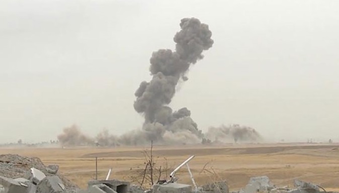 Irak ve Koalisyondan, Xaneqin’de ISID’e hava saldirisi!