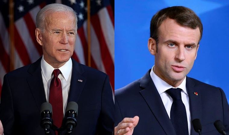 Macron ve Biden denizalti krizinin ardindan ilk kez görüsecek!