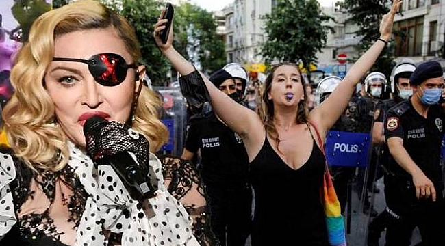 Madonna Istanbul’daki görüntüleri paylasti: Neden bu kadar çok polis var!