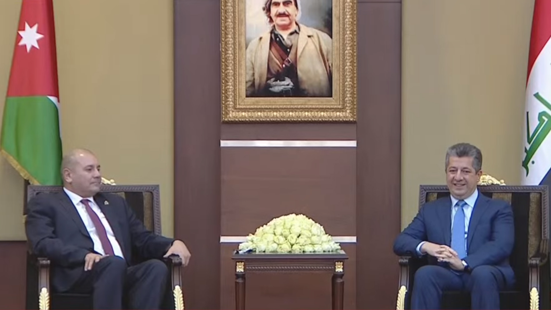 Basbakan Barzani Ürdün Parlamento Baskani’yla bir araya geldi