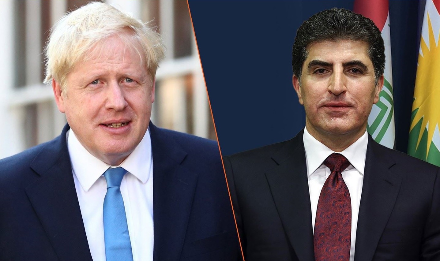 Neçirvan Barzani'den Ingiltere Basbakani Johnson'a mesaj!
