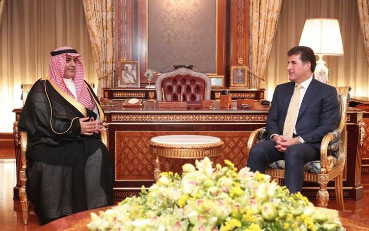 Kral Abdulaziz ve Veliaht Selman'dan Neçirvan Barzani'ye mesaj