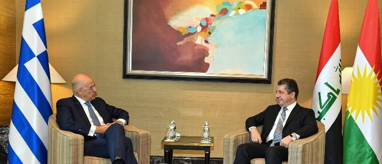 Basbakan, Yunanistan Disisleri Bakani Dendias ile görüstü!