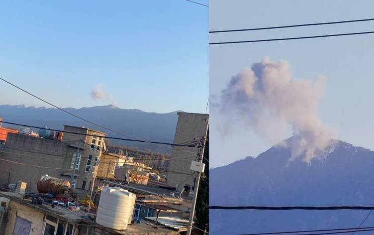 Amediye | TSK’ya ait savas uçaklari Heft Tebeq Dagi'ni bombaladi!