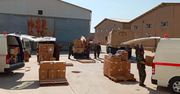 Koalisyon’dan Pesmerge güçlerine tibbi malzeme yardimi
