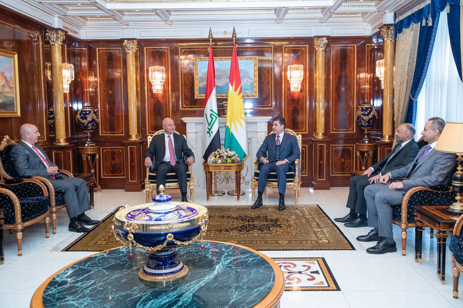 Neçirvan Barzani, Berhem Salih ile bir araya geldi!