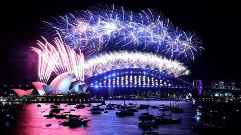 Yeni Zelanda ve Avustralya yeni yila girdi!