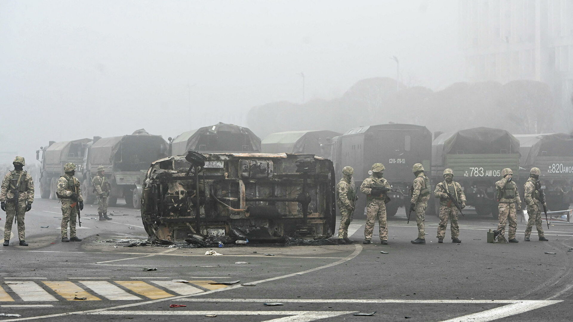 Kazakistan | Kontrol noktalari KGAÖ kontrolüne geçti, 164 kisi hayatini kaybetti!