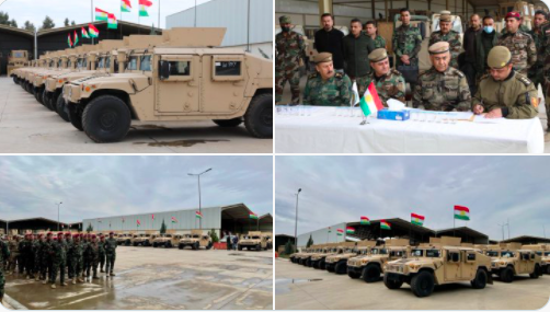 Uluslararasi Koalisyon'dan Pesmerge'ye askeri destek