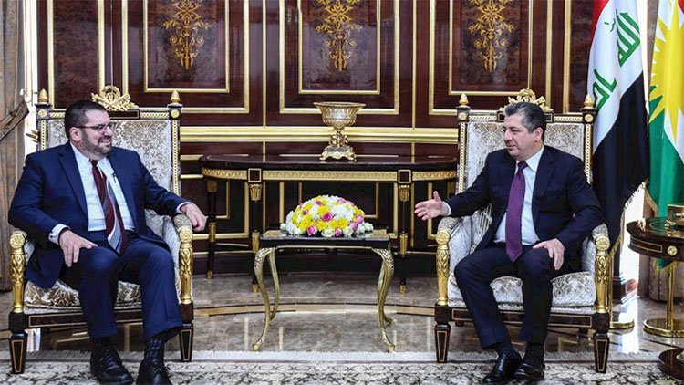 Mesrur Barzani ABD’nin Bagdat Büyükelçiligi Maslahatgüzari‘ni kabul etti