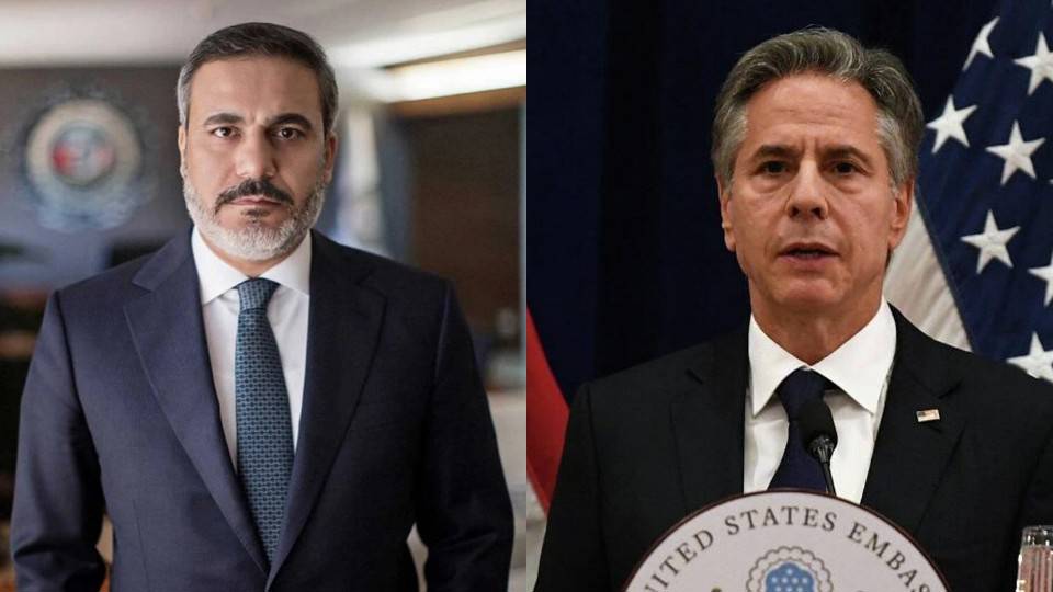 Fidan ve Blinken Ukrayna’daki durumu görüstü