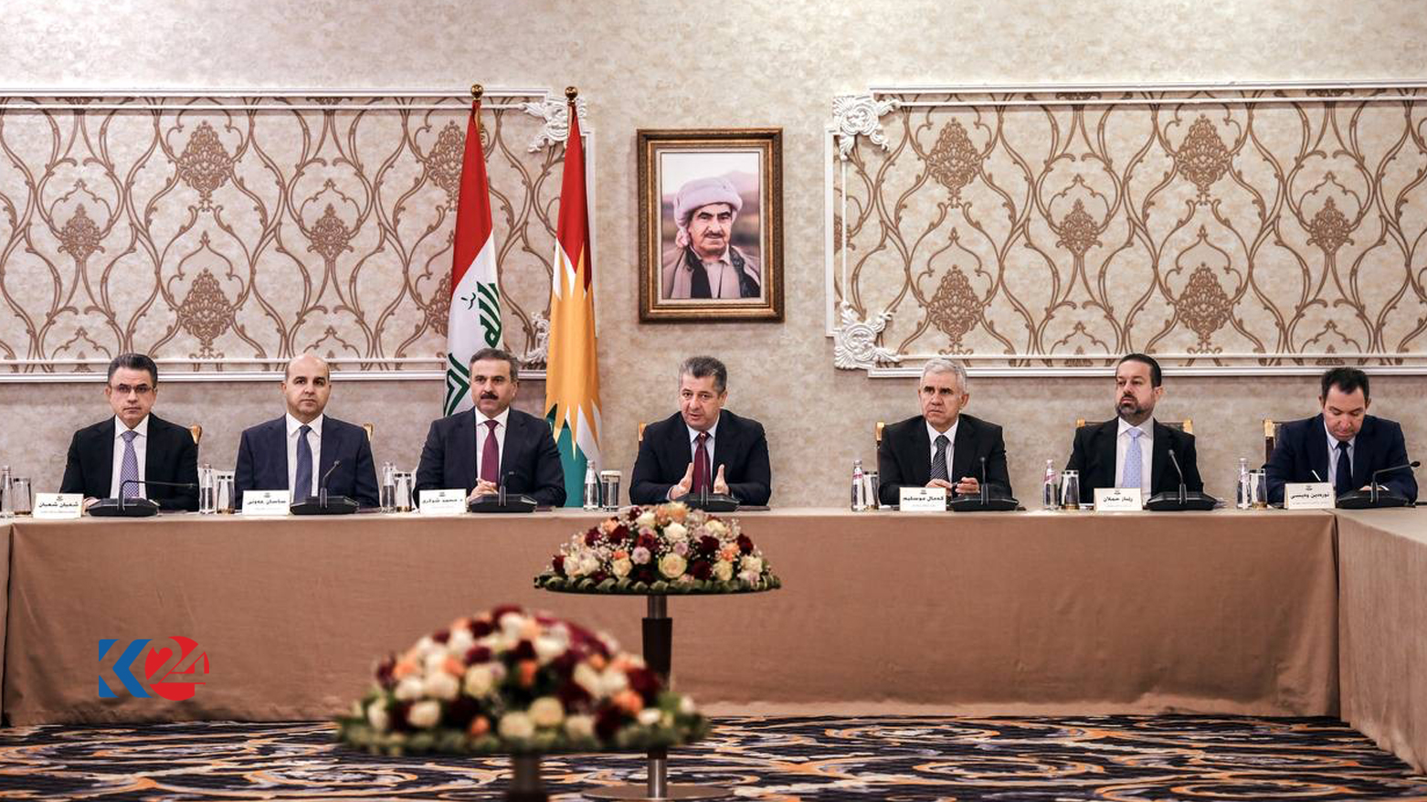 Serokwezîr Barzanî bi veberêhener û bazirganên Kurdistanê re civiya