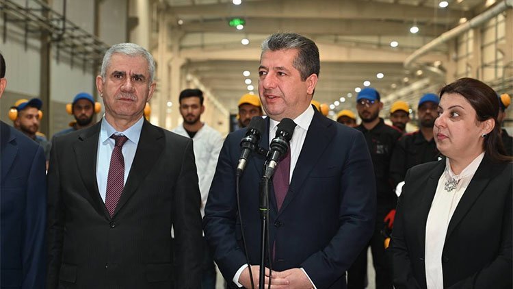 Basbakan Barzani: Yerli üretimlerimiz yurt disinda büyük talep görüyor