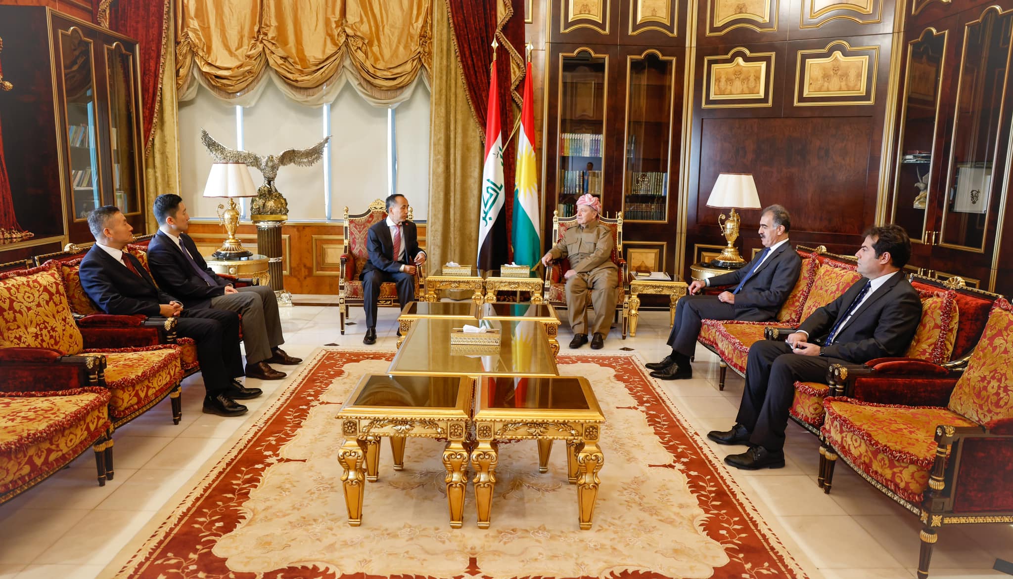 Baskan Barzani, Çin’in Erbil Baskonsolosu ile bir araya geldi