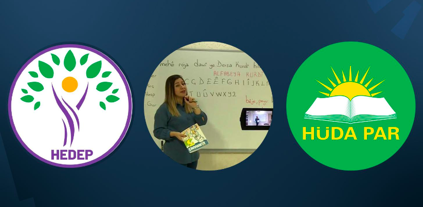 HEDEP ve HÜDA-PAR’dan hedef gösterilen Kürtçe ögretmene destek