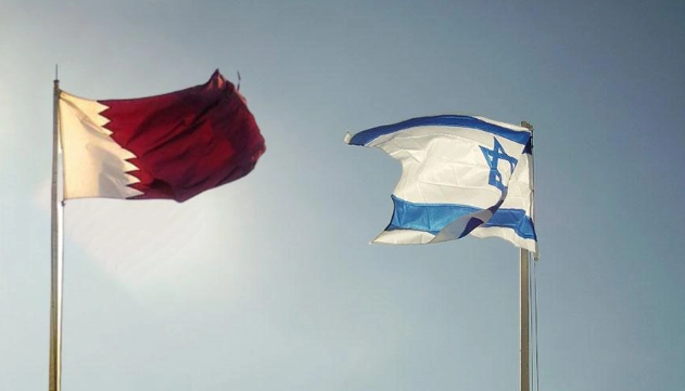 Israil Cumhurbaskani Katar Emiri ile bir araya geldi