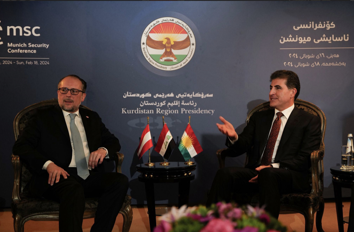 Neçirvan Barzani ile Avusturya Disisleri Bakani görüstü