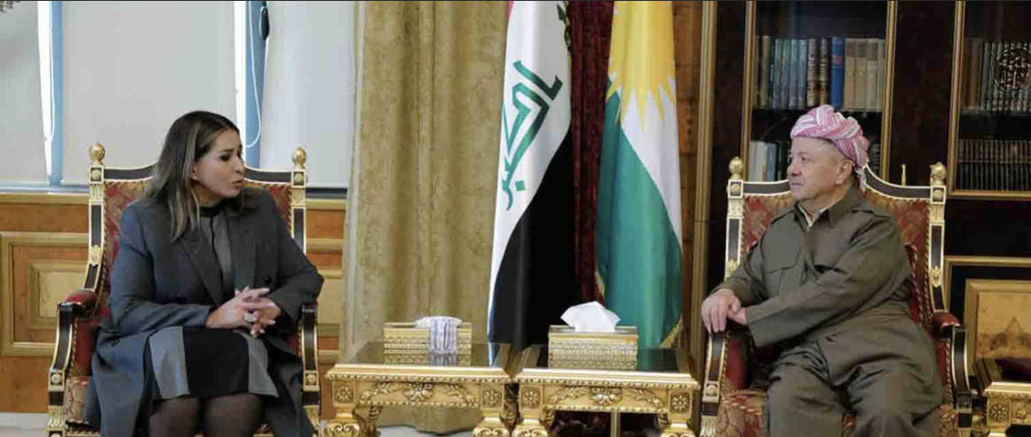 Barzani Irak Barolar Birligi Baskani El-Lami’yi kabul etti