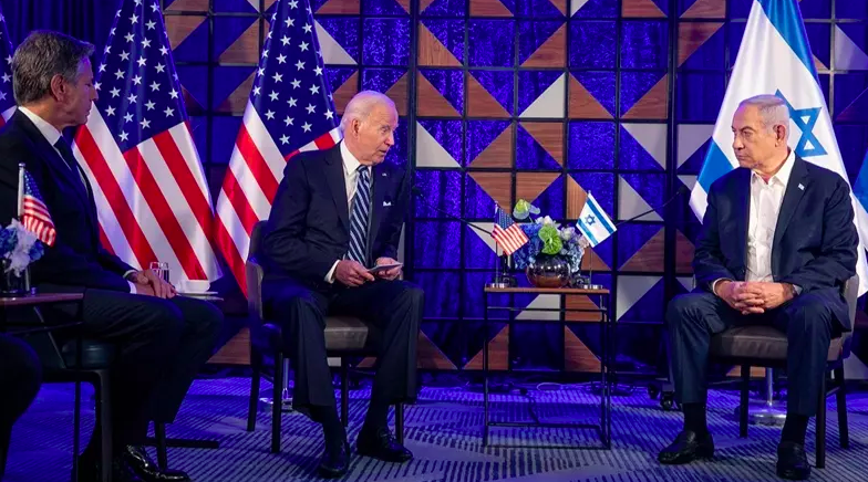 Biden ve Netanyahu arasinda günler sonra ilk görüsme
