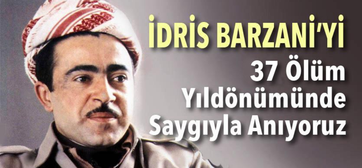 Idris Barzani vefatinin 37. yilinda aniliyor