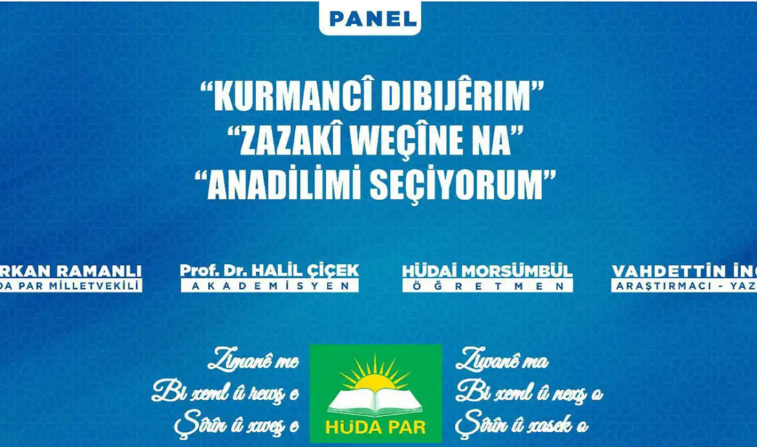 HÜDA-PAR'dan Diyarbakir’da ‘Kürtçeyi Seçiyorum’ programi