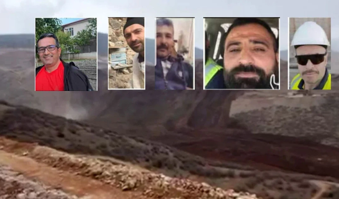 Maden faciasinda toprak altinda kalan 6 isçinin kimligi belli oldu!