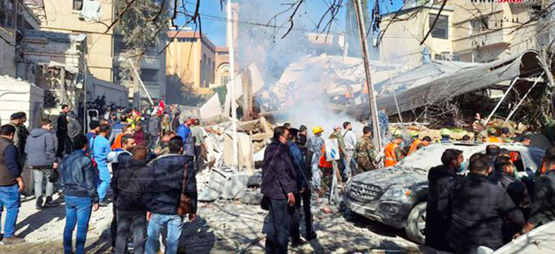 Êrîsa hewayî ya Îsraîlê li ser Samê: Teqînek mezin çêbû!