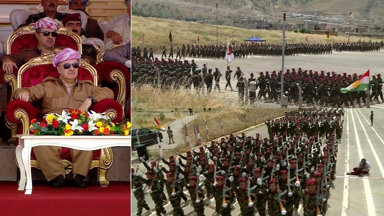 Bin 139 Pesmerge egitimini tamamladi: Baskan Barzani de törene katildi