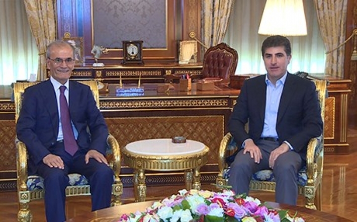 Kerkük’ün mesru Valisi Kerim, Baskan Barzani ile görüstü