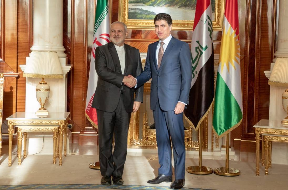 Zarif, Neçirvan Barzani ile görüstü: Erbil-Tahran iliskilerine deginildi