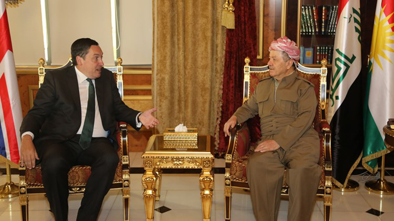 Baskan Barzani, Jon Wilks ile görüstü: Görüsmeler umut verici