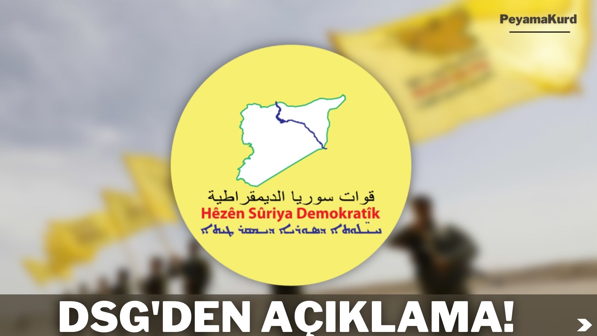 DSG’den Süleymaniye’deki havalimani saldirisina dair açiklama!