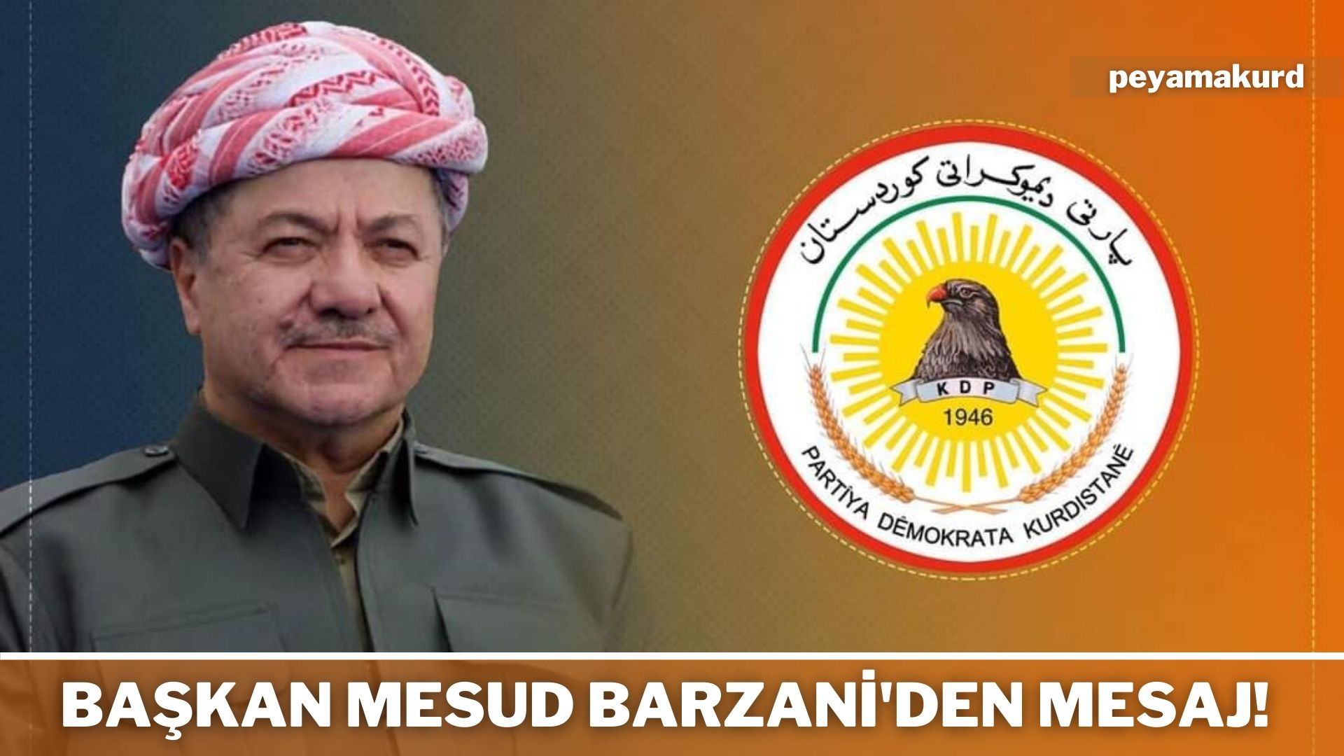 Irak’taki olaylara iliskin Baskan Barzani’den mesaj
