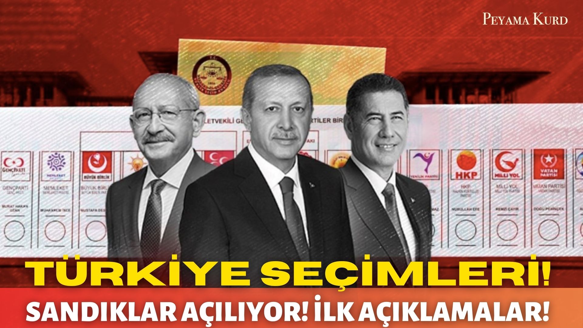 TÜRKIYE SEÇIMLERI CANLI BLOG | ILK AÇIKLAMALAR!