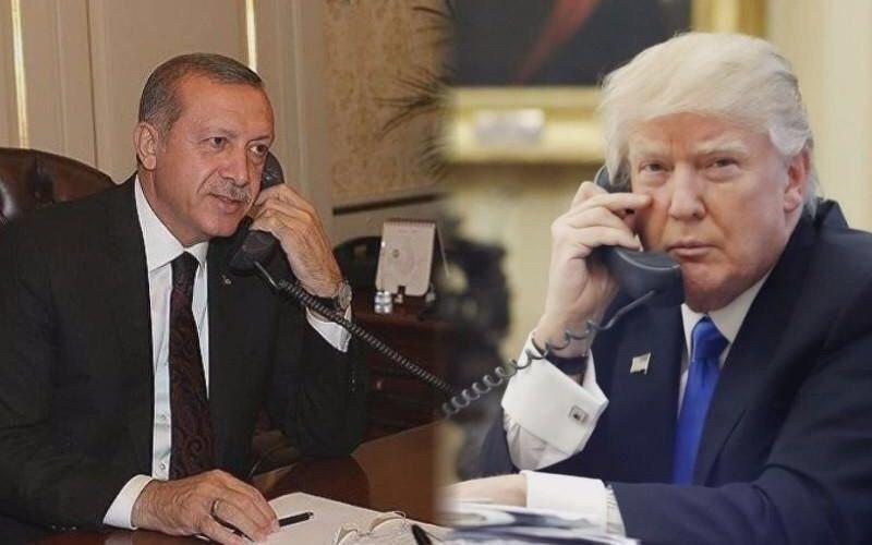 ترامپ و ئەردۆغان سەبارەت بە ڕاوەستاندنی بەپەلەی ئۆپراسیۆنەکان لە ئێدلیب پەیوەندییەکی تەلەفۆنیان ئەنجام دا