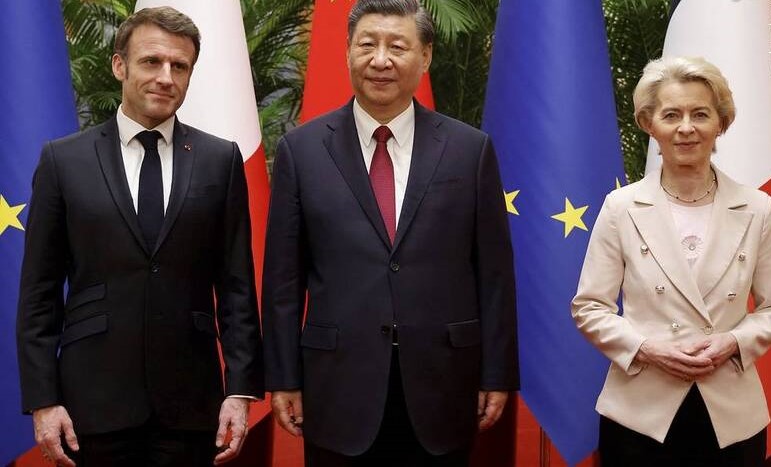 هۆشدارییەکی دیپلۆماتیکی دەدرێتە ماکرۆن لە ووڵاتی چین