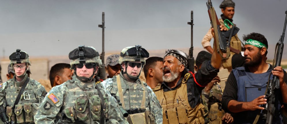 هاوپەیمانی فەتح : ئەمریکا بە هۆی شکستی بەرامبەر ڕاکێشانی حەشدی شەعبی دەیەوێت بەرەوڕووی ببێتەوە