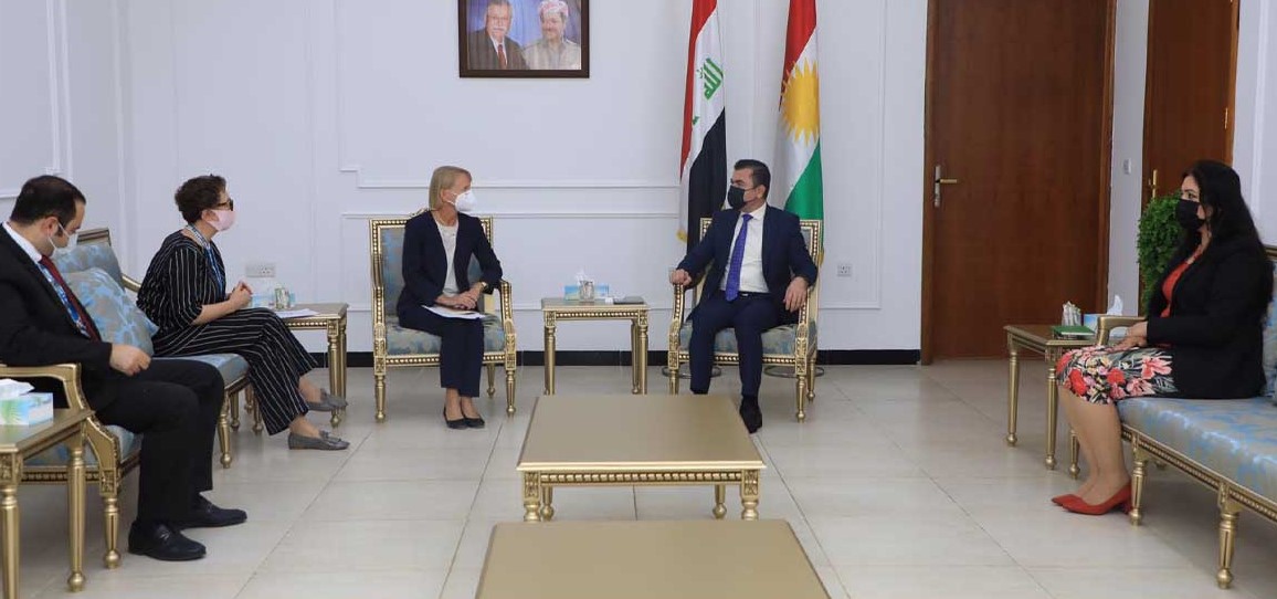 وه‌زیرى پلاندانانى حكومه‌تى هه‌رێم له‌گه‌ڵ لێپرسراوى UNHCR له‌عێراق كۆبووەوە