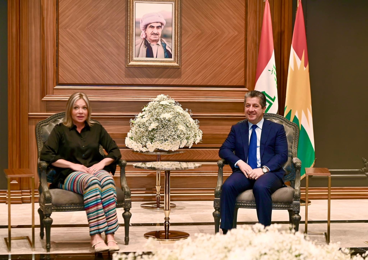 مەسرور بارزانی و جینین پلاسخارت بارودۆخی هەرێمی کوردستانیان تاوتوێ کرد