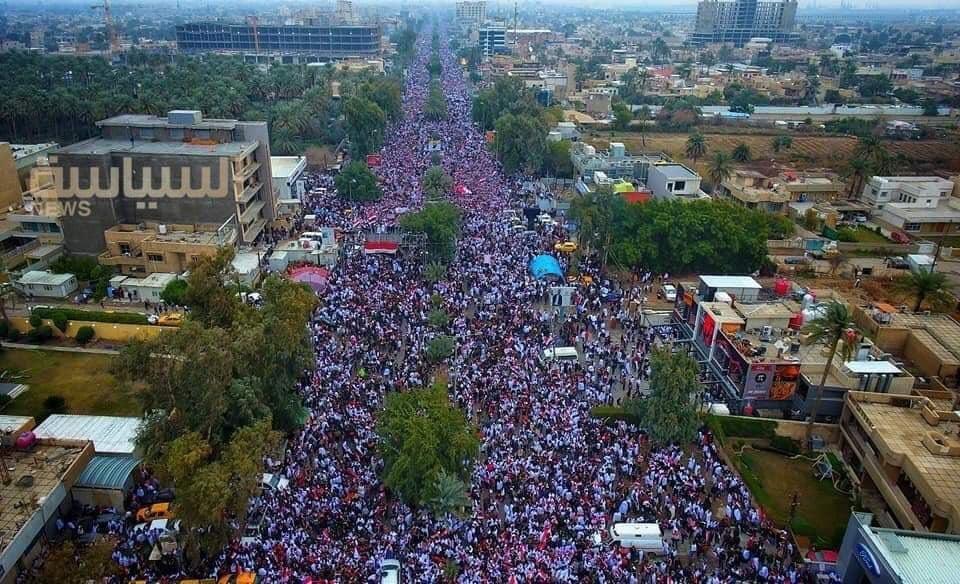 کاردانەوەی پێنتاگۆن بەرامبەر بە خۆپیشاندانی میلیۆنی بەغدا : هەبوونی ئێمە مایەی خێر و خۆشی یە بۆ عێراقییەکان