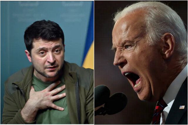 بایدن قسەکانی سەرۆککۆماری ئۆکراین ی ڕەت کردەوە