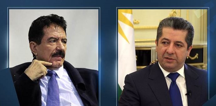 مەسروور بارزانی سەرۆکی حکوومەتی هەرێمی کوردستان پەیوەندییەکی تەلەفۆنی لەگەڵ کۆسرەت ڕەسووڵ عەلی یەوە ئەنجامدا